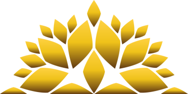 Altın çiçekli çerçeve tasarımı