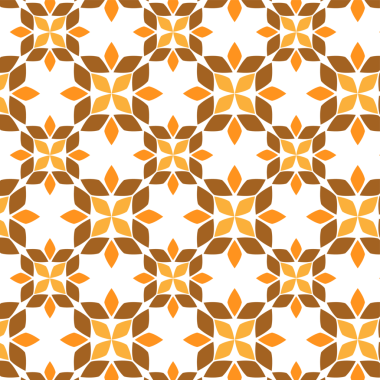 Çiçek desenli süsleme tasarımı