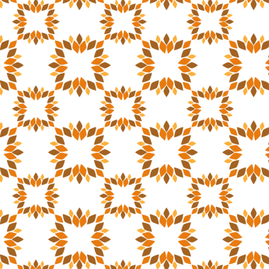 Çiçek desenli süsleme tasarımı