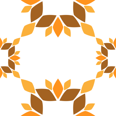 Çiçek desenli süsleme tasarımı