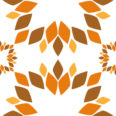 Çiçek desenli süsleme tasarımı