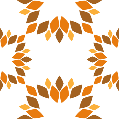 Çiçek desenli süsleme tasarımı