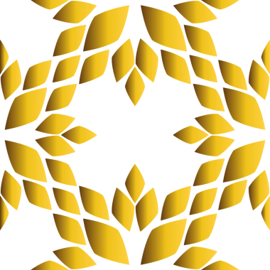 Altın çiçekli desen tasarımı