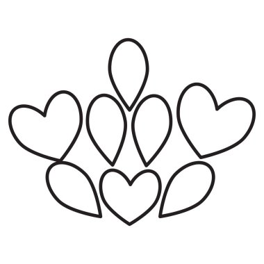 çiçek yaprakları ve yaprak boyama sayfası 