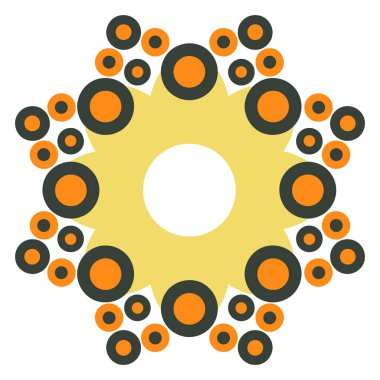 Beyaz arkaplanda renkli çiçek çizimi tasarımı