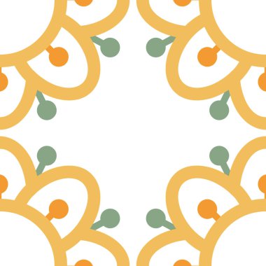 Beyaz arkaplanda doğal çiçek yaprağı tasarımı