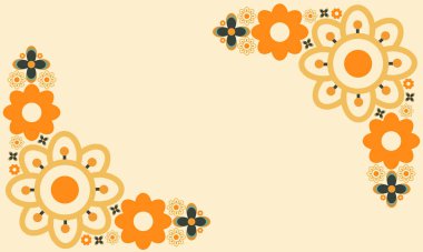 yumuşak renk güzel çiçek yaprağı arkaplanı kopyalama alanı ile  