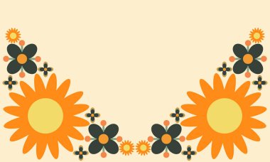 yumuşak renk güzel çiçek yaprağı arkaplanı kopyalama alanı ile  