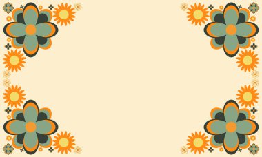 yumuşak renk güzel çiçek yaprağı arkaplanı kopyalama alanı ile  