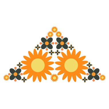 güzel çiçek desenli tasarım