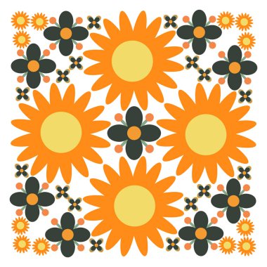 güzel çiçek desenli tasarım