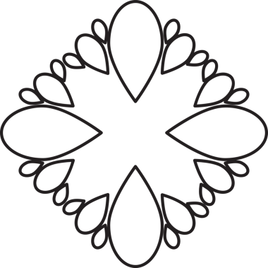 çiçek yaprakları ve yaprak boyama sayfası 