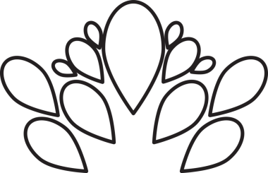 çiçek yaprakları ve yaprak boyama sayfası 