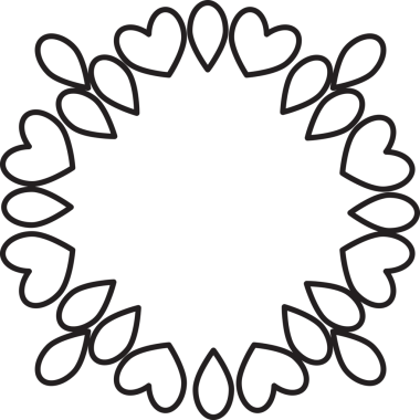 çiçek yaprakları ve yaprak boyama sayfası 