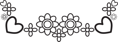 siyah beyaz çiçek taç yaprakları çerçeve tasarımı