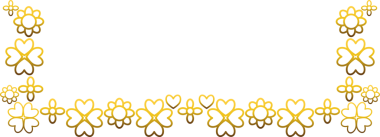 Altın karalama çiçekli çerçeve tasarımı