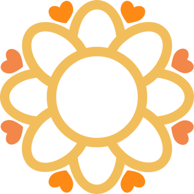 flower ornament, floral ornament, decorative design element