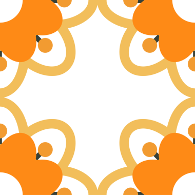 flower ornament, floral ornament, decorative design element