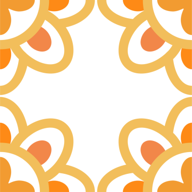 Doğal çiçek yaprağı çerçeve tasarımı 