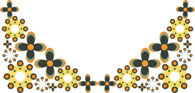 Doğal çiçek yaprağı çerçeve tasarımı