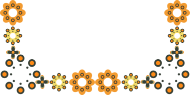 Doğal çiçek yaprağı çerçeve tasarımı