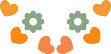 Doğal çiçek yaprağı çerçeve tasarımı 