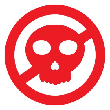 kafatası çizimi beyaz arkaplanda izole edildi