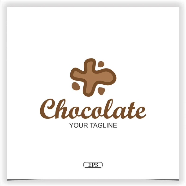 stock vector splash chocolate logo design premium elegant template vector eps 10