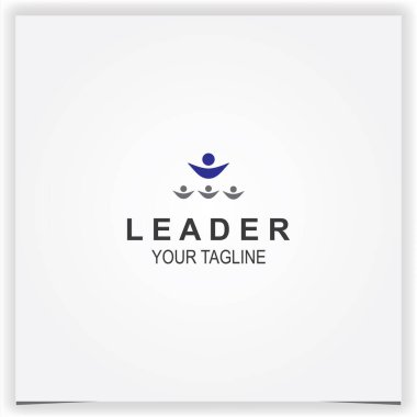 lider logo premium zarif şablon vektörü 10