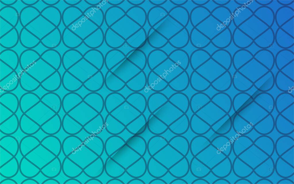 Blue Modern Abstract Background Design Vector