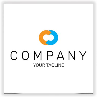 c harfi logo premium zarif şablon vektörü 10