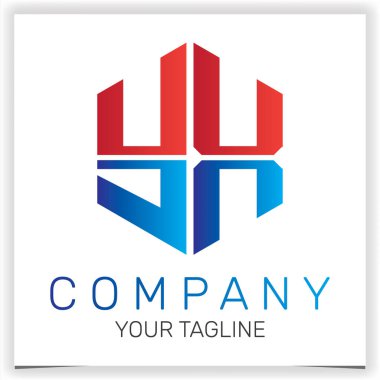 YX ilk altıgen logo premium zarif şablon vektörü 10