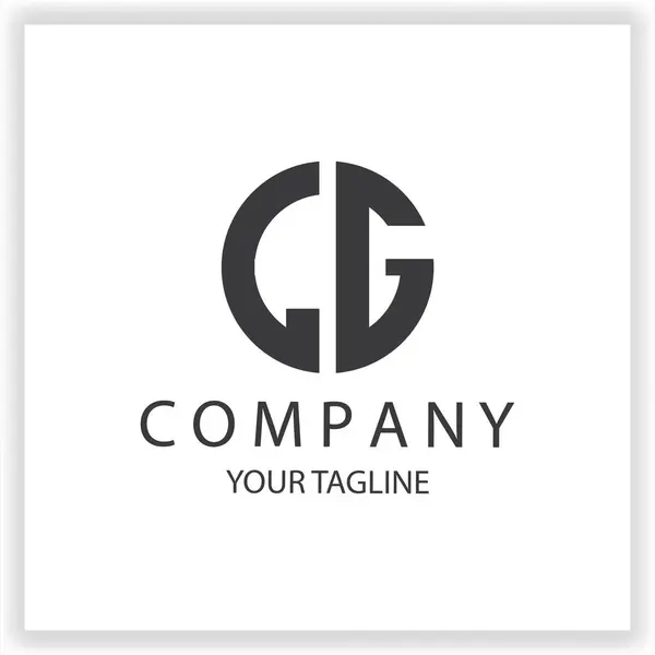 stock vector LG Logo monogram simple and modern circle black colour design template premium elegant vector eps 10
