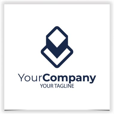 vektör soyut şekil logo tasarım şablonu