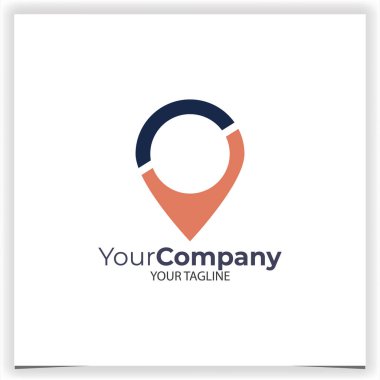 Vektör yer tutucu logo tasarım şablonu