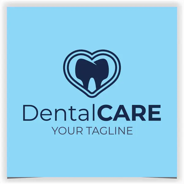 Πρότυπο Σχεδιασμού Οδοντιατρικού Λογότυπου Διανύσματος — Διανυσματικό Αρχείο