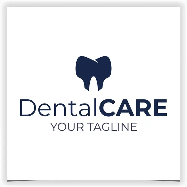 Πρότυπο Σχεδιασμού Οδοντιατρικού Λογότυπου Διανύσματος — Διανυσματικό Αρχείο