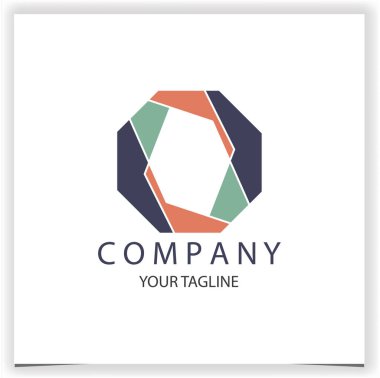 Logo tasarım şablonu için vektör harfi