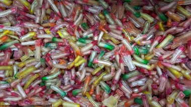 Renkli şekerleme fotoğrafları düzenleme arkaplanı olarak kullanılır