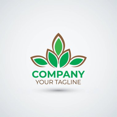 Lotus logo ikonu tasarım şablonu