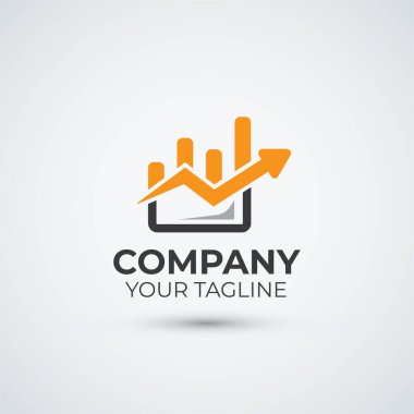 Finansal Kutu Logo tasarım şablonu