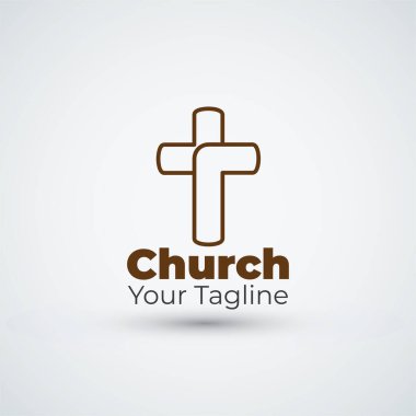 Kilise logo tasarım şablonu