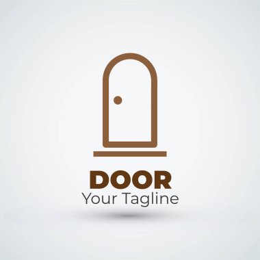 Kapı logosu dizayn şablonu