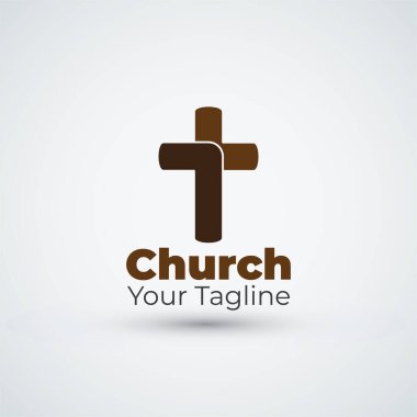 Modern Kilise logo tasarım şablonu