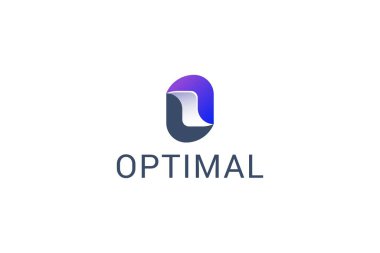 O harfi yaratıcı ve benzersiz basit logo