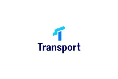 T harfi ulaşım yolu logosu