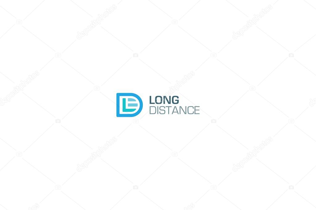 Letter DL modern creative logo