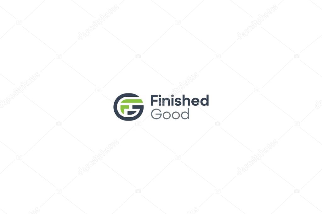 Letter FG finished goods modern creative logo