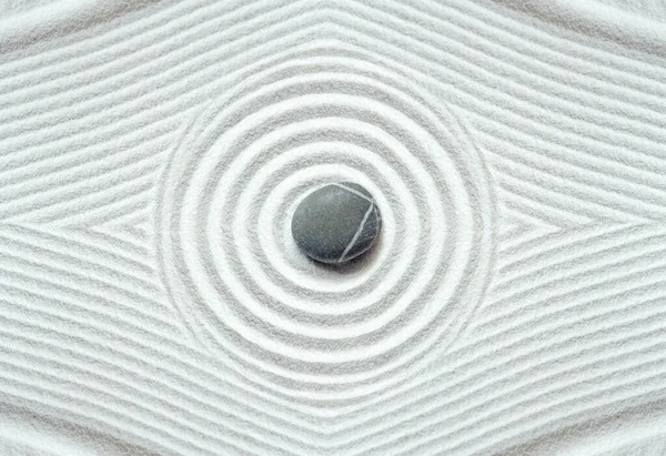 Zen Muster Weißen Sand — Stockfoto