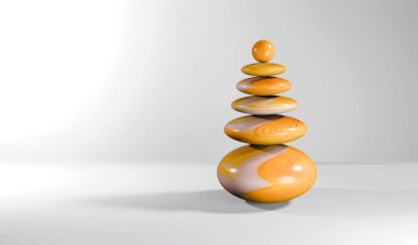 Zen taşları - 3D oluşturma